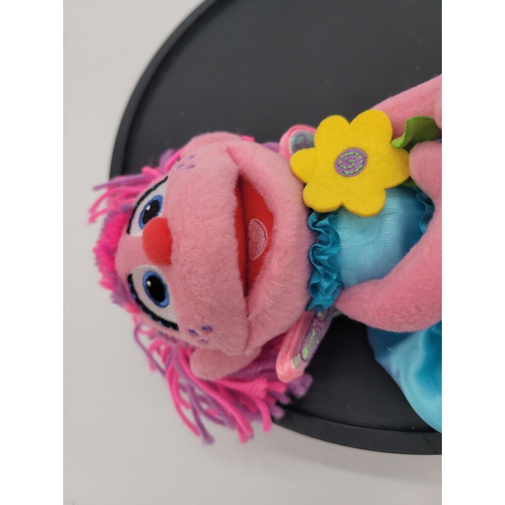 GUND Sesame Street ABBY Cadabby Plush 10" Pink Fairy Doll Blue Wings 2019 - Picture 8 of 10